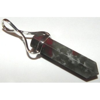 Healing Crystal: Bloodstone Point Healing Crystal: Bloodstone Point