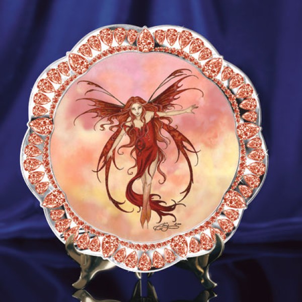 Collector Plate - Amy Brown - Fiery Radiance
