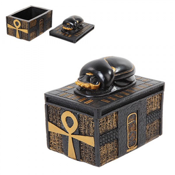 Boîte de scarabée égyptien