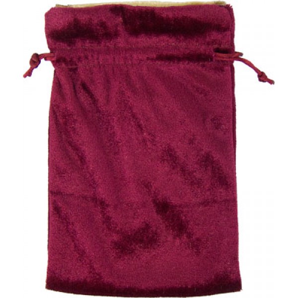 Tarot Bag: Burgundy, Gold Lined