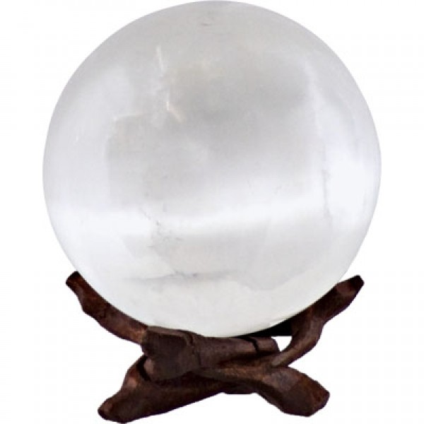 Selenite Sphere ~ Cleansing, Clarity, Spirituality