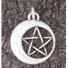 Épilation à la cire/déclin de pendentif Pentacle, Sterling