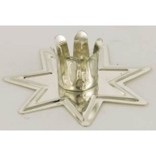 Carillon de porte-bougie, fée étoile en argent Carillon de porte-bougie, fée étoile en argent
