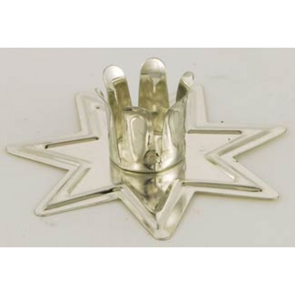 Chime Candle Holder, Silver Fairy Star