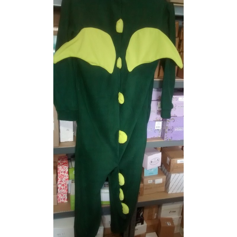 Child Sized Green Dragon Kigurumi Costume Pajamas Child Sized Green Dragon Kigurumi Costume Pajamas