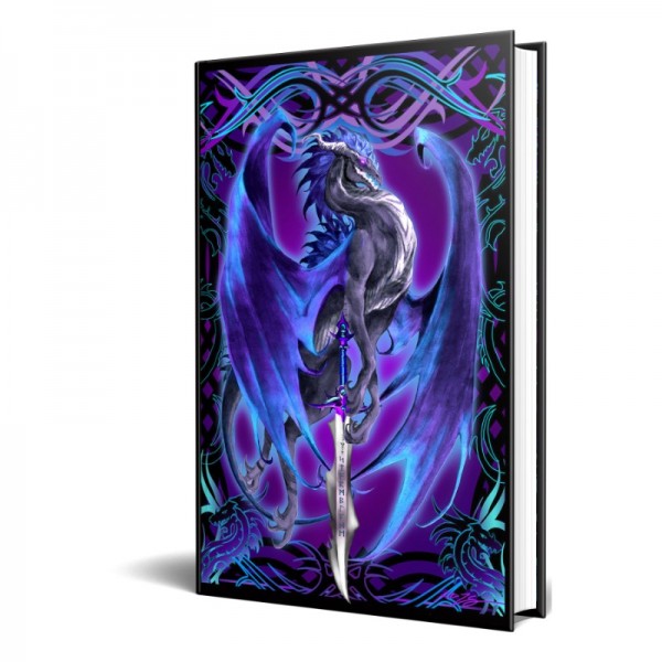 Purple Dragon Embossed Journal