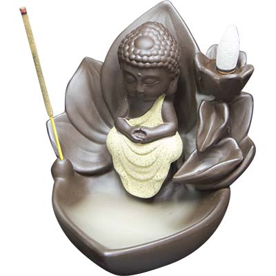 Bouddha Lotus Backflow encensoir Bouddha Lotus Backflow encensoir