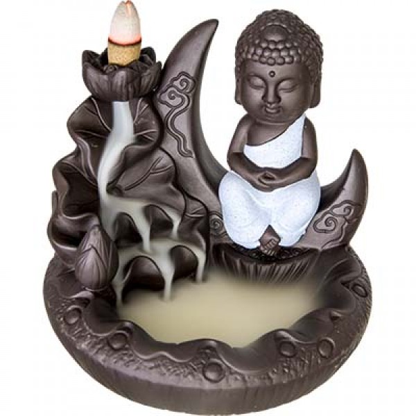 Moon Buddha Backflow Incense Burner