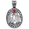 Dragon Treasure Pendant: Ruby Red Dragon Treasure Pendant: Ruby Red