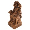 Odin assis Statue, bois-finition Odin assis Statue, bois-finition