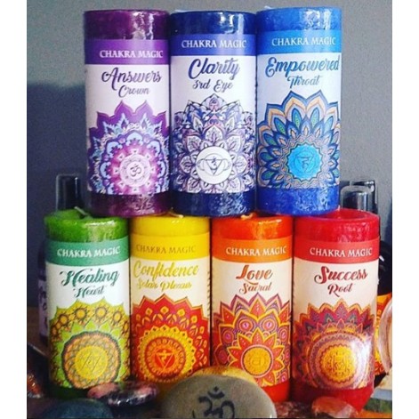 Bougie de Magick de chakra, troisième oeil Bougie de Magick de chakra, troisième oeil