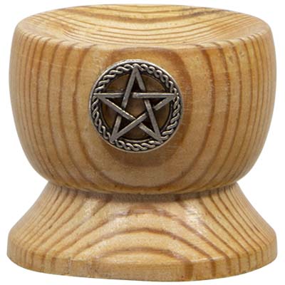 Stand de sphère en bois Pentacle Stand de sphère en bois Pentacle