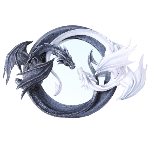 Yin Yang Dragon miroir Yin Yang Dragon miroir