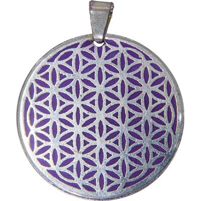 Purple Flower Of Life Pendant Purple Flower Of Life Pendant