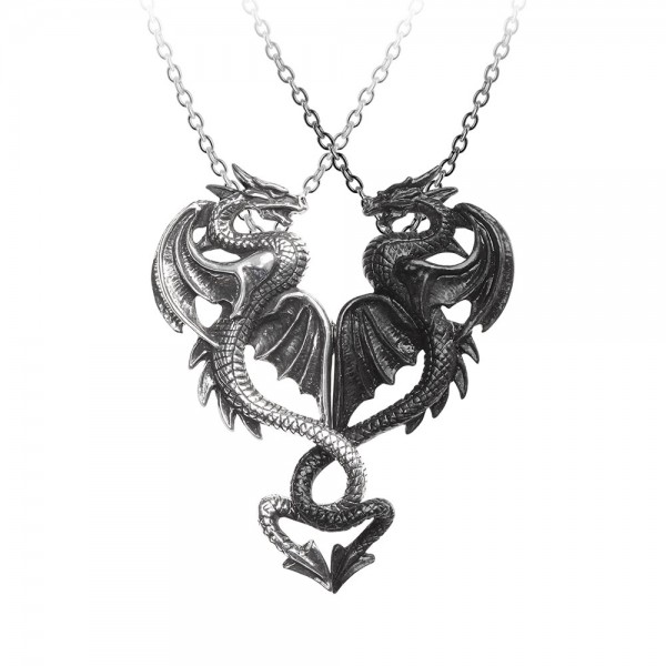 Sweetheart Dragons Necklace Set