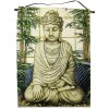 Garden Buddha Wall Hanging Tapestry Garden Buddha Wall Hanging Tapestry