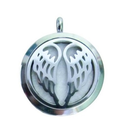 Aroma Locket Pendant: Angel Wings Aroma Locket Pendant: Angel Wings