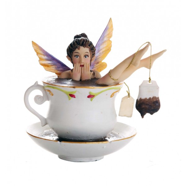 Tea Bath Fairy Statue