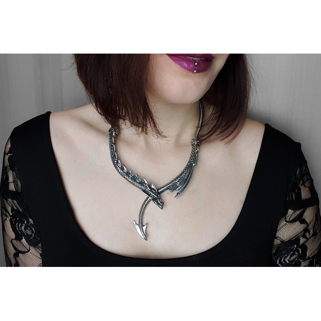 Dragon Lure Necklace - Alchemy Gothic Dragon Lure Necklace - Alchemy Gothic