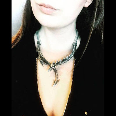 Dragon Lure Necklace - Alchemy Gothic Dragon Lure Necklace - Alchemy Gothic