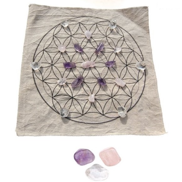 Crystal Healing Grid Set - Love Crystal Healing Grid Set - Love