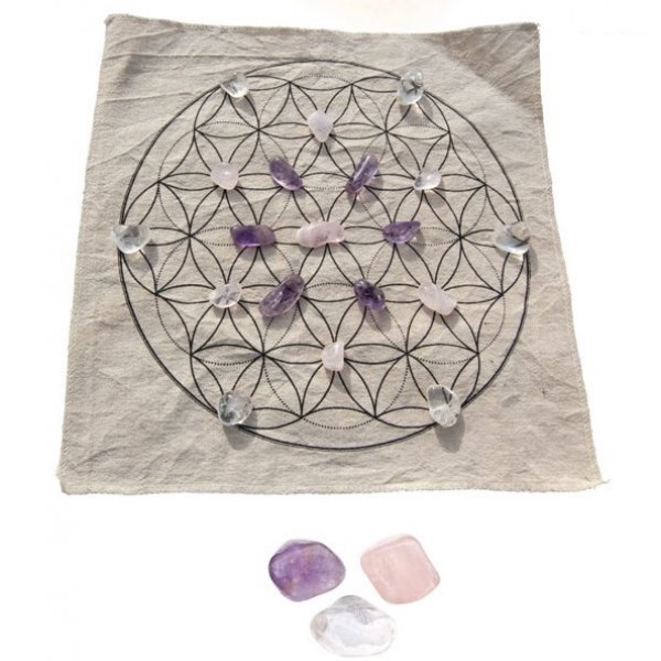 Crystal Healing Grid Set - Love