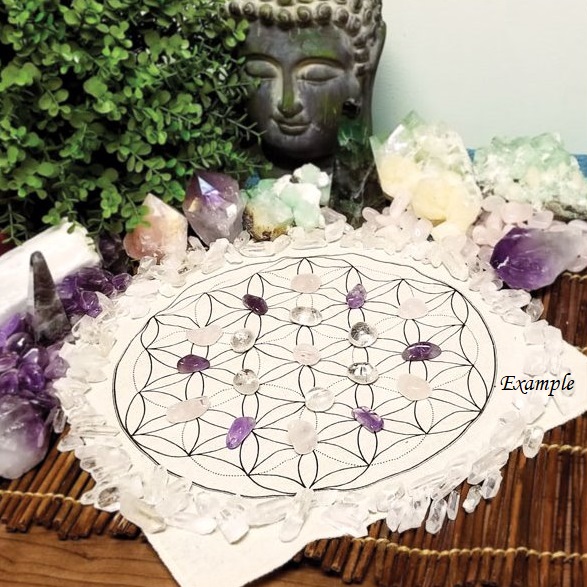 Crystal Healing Grid Set - Love Crystal Healing Grid Set - Love