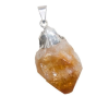 Pendentif Citrine brute, argent Pendentif Citrine brute, argent