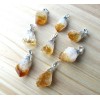 Pendentif Citrine brute, argent Pendentif Citrine brute, argent