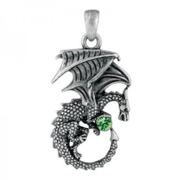 Green Jewel Dragon Pendant