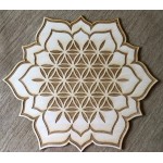 Crystal Grid: Flower Of Life Lotus