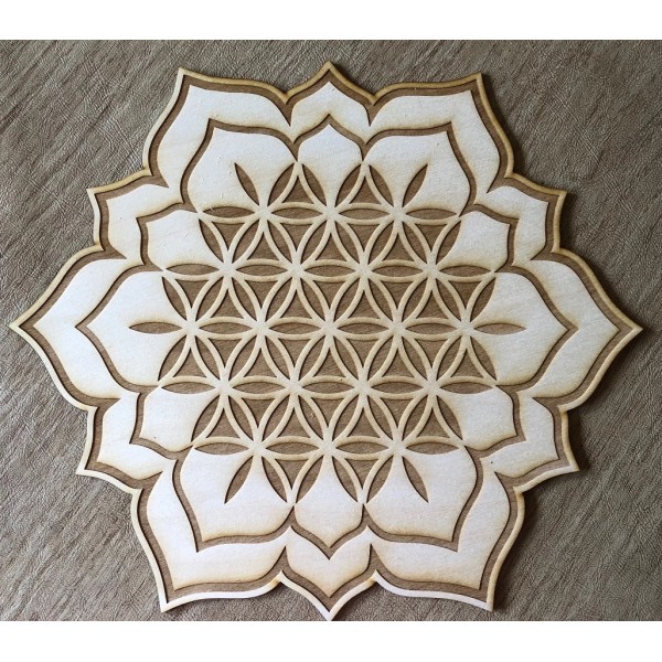 Crystal Grid: Fleur de Vie Lotus