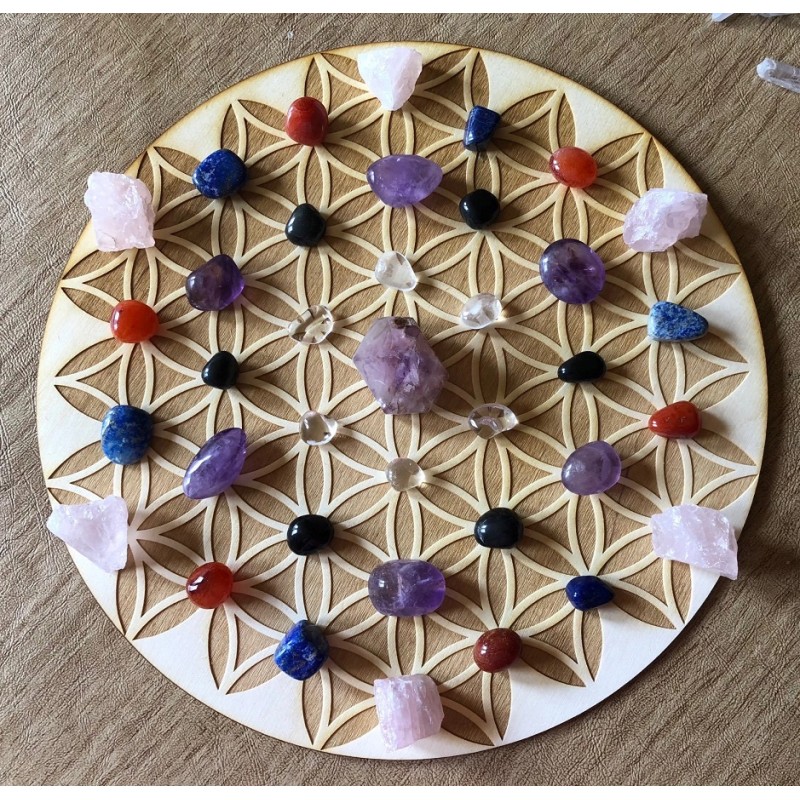 Crystal Grid: Fleur inversée de la vie Crystal Grid: Fleur inversée de la vie