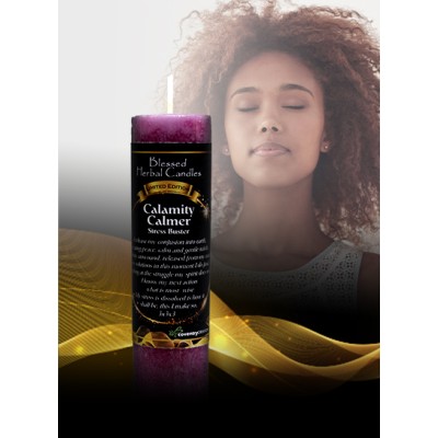 Bougie à base de plantes bénies: Calamity Calmer Bougie à base de plantes bénies: Calamity Calmer