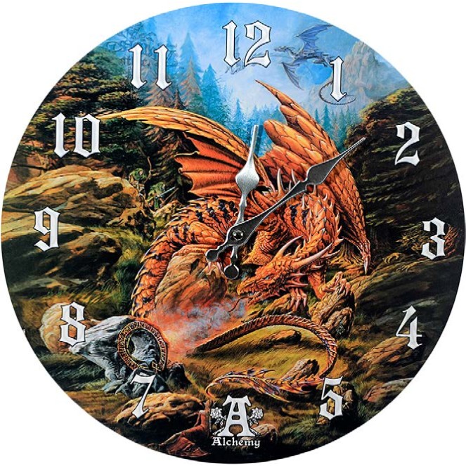 Wall Clock: Dragon Of Runering Wall Clock: Dragon Of Runering