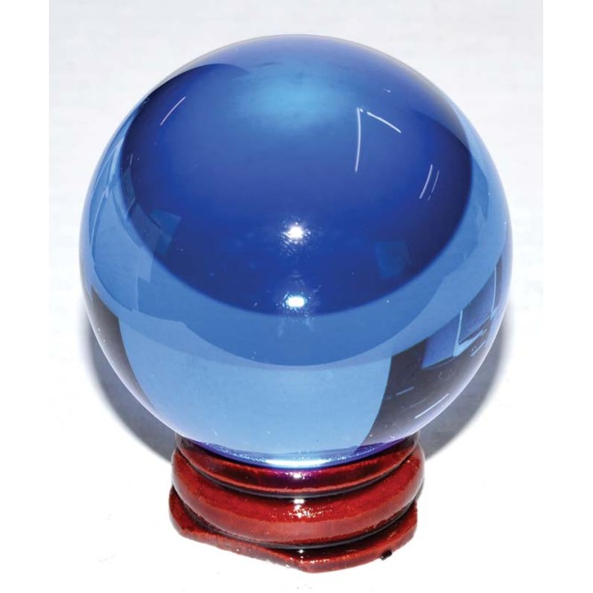 Boule de cristal, Bleu Cobalt, 50mm Boule de cristal, Bleu Cobalt, 50mm
