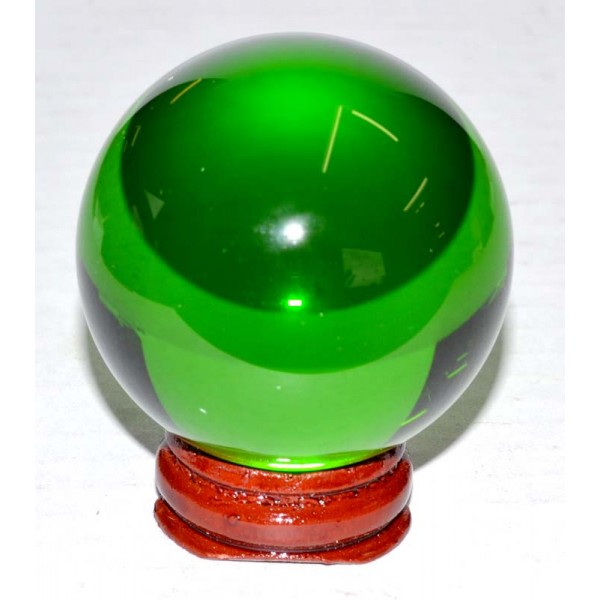 Crystal Ball, Green, 50mm