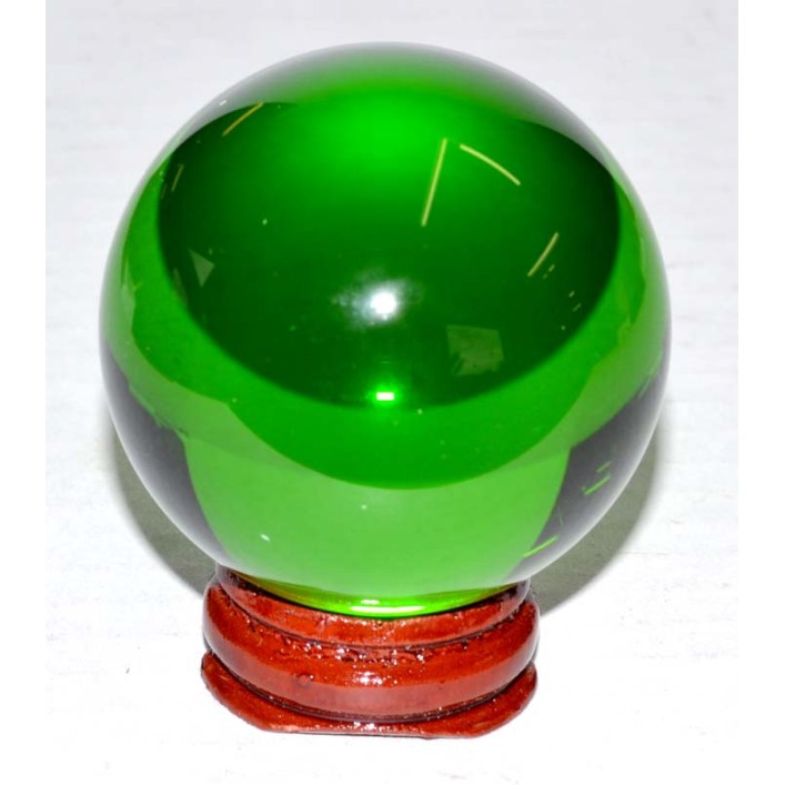 Boule de cristal, Vert, 50mm Boule de cristal, Vert, 50mm