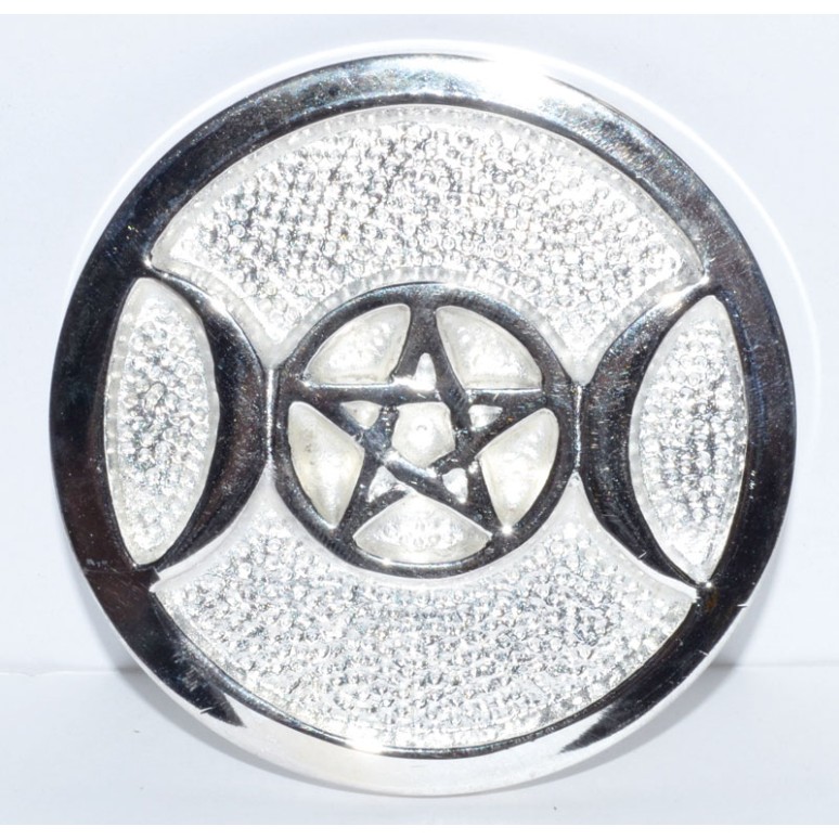 Tuile d'autel lune Triple plaqué d'argent Tuile d'autel lune Triple plaqué d'argent