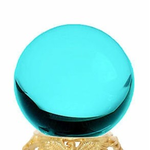 Boule de cristal, Aqua, 50mm Boule de cristal, Aqua, 50mm