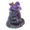 Brûleur d’encens pourpre Geode Dragon Brûleur d’encens pourpre Geode Dragon