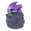 Brûleur d’encens pourpre Geode Dragon Brûleur d’encens pourpre Geode Dragon