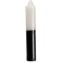 9 Taper, White & Black 9 Taper, White & Black