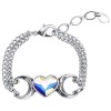 Bracelet Triple Moon Heart Bracelet Triple Moon Heart