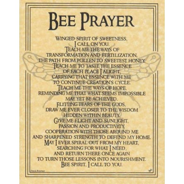Altar Poster: Bee Prayer