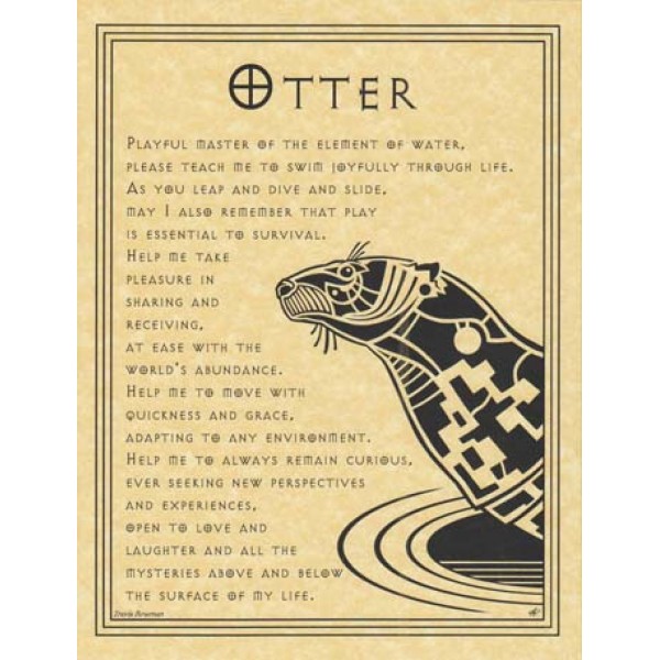 Altar Poster: Otter Prayer