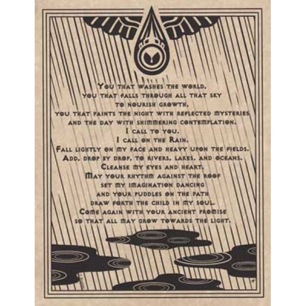 Altar Poster: Rain Prayer