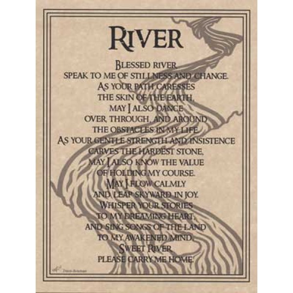 Altar Poster: River Prayer