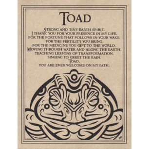 Affiche dautel : Prière de toad Affiche dautel : Prière de toad