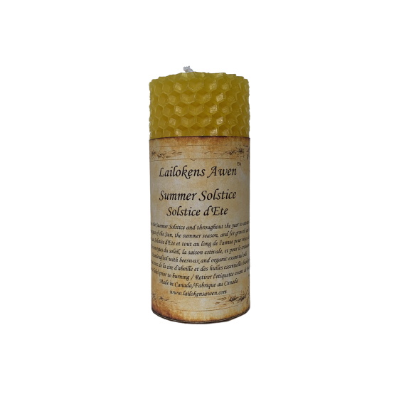 Litha - Summer Solstice Sabbat Candle Litha - Summer Solstice Sabbat Candle